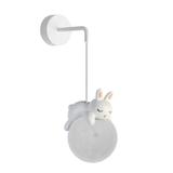 LAMPA ŚCIENNA KINKIET ŚPIĄCY KRÓLICZEK G165-1W