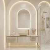 Lustro ścienne LED 90x60cm TOP-1