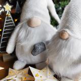 Skrzat świąteczny YX068 50cm White