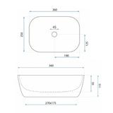 UMYWALKA NABLATOWA BELINDA MINI TRAVERTINE MATT