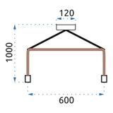 Deckenlampe Rope 5 E27 APP677-5CP