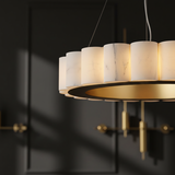 Deckenleuchte APP1801-CP 50 cm Brush Gold