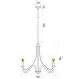 Hängelampe Black APP647-5CP