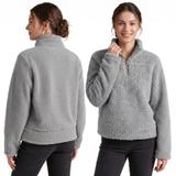 Bluza Damska Sherpa z kołnierzem Light Grey l