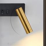 Wandlampe APP1439-2-W BLACK  GOLD LEFT