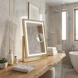 Lustro LED LUMI L.Gold 30x40cm