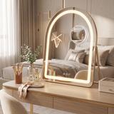 Lustro LED GLAM L.Gold 40x45cm