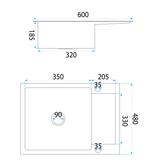 Стальная мойка для кухни Paul BRUSH GOLD