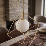 Lampa Wisząca APP1210-1CP Złota