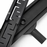 Odpływ Liniowy REA GREEK PRO Czarny 90