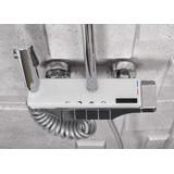 Zestaw PRYSZNICOWY REA Savio z wyświetlaczem LED Chrom