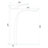 Bathroom faucet PREMIUM Rea Joe Titan High