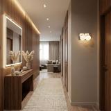 Wandlampe APP1228-2W Chrom