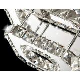 Deckenlampe Kristall LED 24W quadrat APP410-C