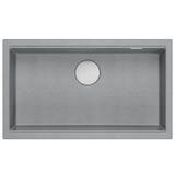 Granite sink Logan 110 Grey Metallic