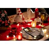 Pokrowiec na sztućce Świateczny 4 szt KF357-4R