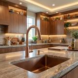 Дозатор жидкости для кухонной мойки Rea LON Brush Copper