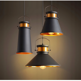 Hängelampe ASTI A Black / Gold