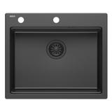 évier en granit KURT 110 WORKSTATION Black