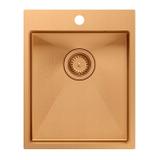 Стальная мойка для кухни RUSSEL 90 COPPER