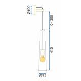 Wandlampe APP896-1W GOLD