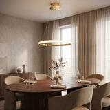 Lampa wisząca LHJ001-CP 40 cm GOLD