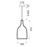 Hängelampe LOFT RIMINI RETRO