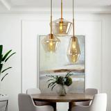 Deckenlampe Glas APP439-1CP Amber