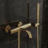 Bathroom faucet Rea Lungo Diamond Gold