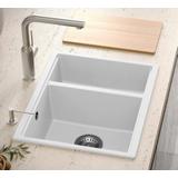 évier en granit Logan 150 White