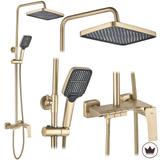 Shower set REA JOE Brush Gold