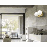 Wandlampe Kugel APP1010-2W Gold