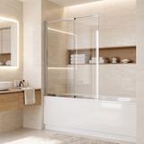 Paravento vasca scorrevole REA Dario Chrome 120