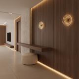 Wandlampe LED APP1794-W Brush Gold