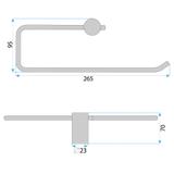 Appendino da bagno A62310BRG OTTO Brush Copper