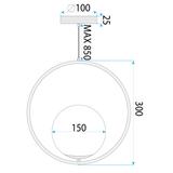 Hängelampe gold G109-1W Gold