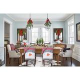 Pokrowiec na krzesło świąteczny YX22021