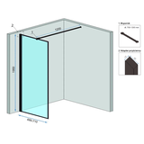 Τοίχος ντους Rea Bler 70