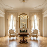 LAMPA SUFITOWA WISZĄCA G153-CP ZŁOTA