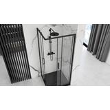 Duschkabine Rea Punto black 80x80