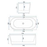 Acryl Eckbadewanne WENUS RIGHT 170