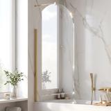 Bathtub screen Rea Travis Gold Brush 80