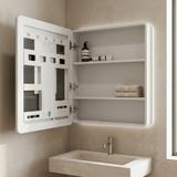 Veidrodinė spintelė su LED apšvietimu M1016-70 70x65