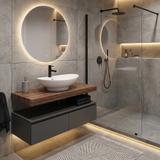 Lavabo sobre encimera Rea Rosa