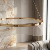 LAMPA SUFITOWA WISZĄCA G144-CP 40 ZŁOTA