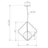 Deckenlampe APP1018-1CP