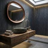 Voľne stojaca batéria REA LUNGO Brush Nickel vysoká