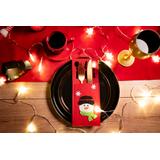 Pokrowiec na sztućce Świateczny 6szt KF333