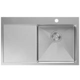 Stainless steel sink RUSSEL 111 BRUSH NICKEL