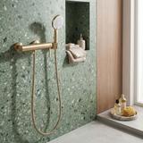 Bateria prysznicowa REA Rivo Złota Szczotkowana